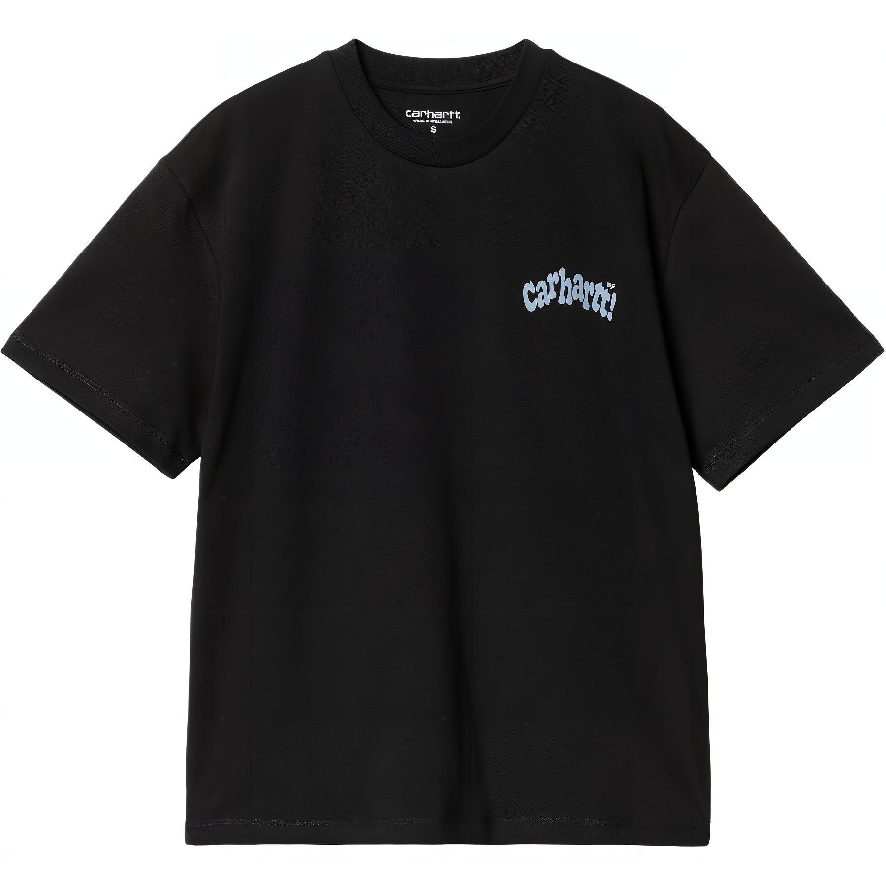 Женская футболка Carhartt Carhartt WIP SS24 W' S/S Amour T-Shirt (черная)