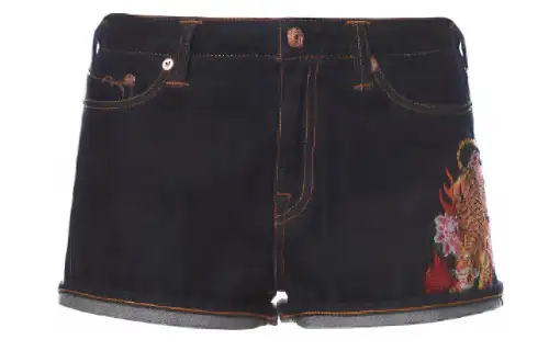EVISU Shorts Women's Denim Blue