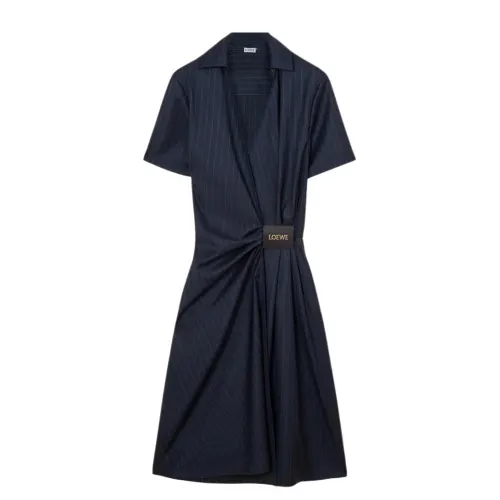 LOEWE Short Sleeved Dress Women's Blue