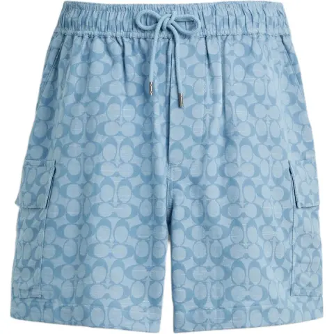 COACH SS25 Casual Shorts Men's Light Blue