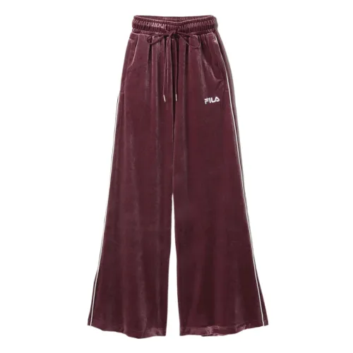 FILA Casual Pants Women's Red Moderate Flared Pants