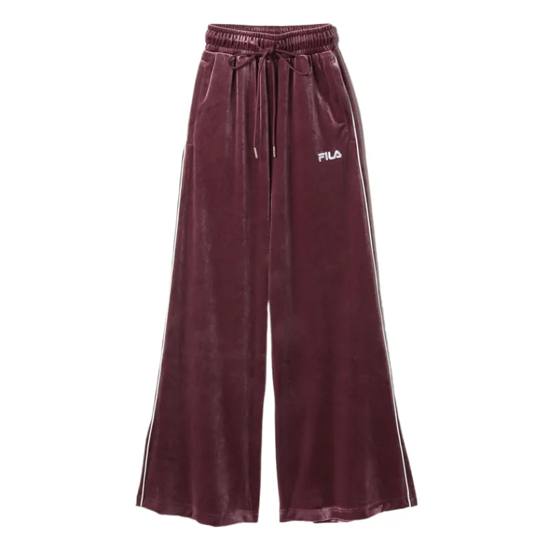 FILA Casual Pants Women's Red Moderate Flared Pants
