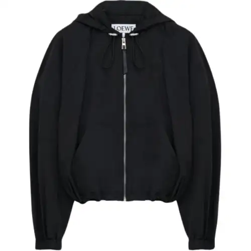 Loewe Zip-Up Hooded Jacket