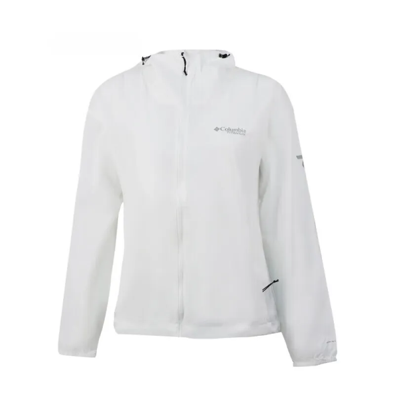 Columbia Jackets Women's White Hooded (Non-detachable) Thin Other