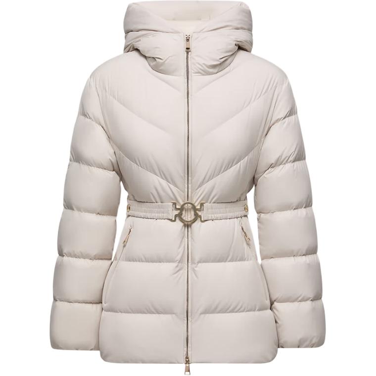 Женская куртка Moncler Moncler Brosse (белая)