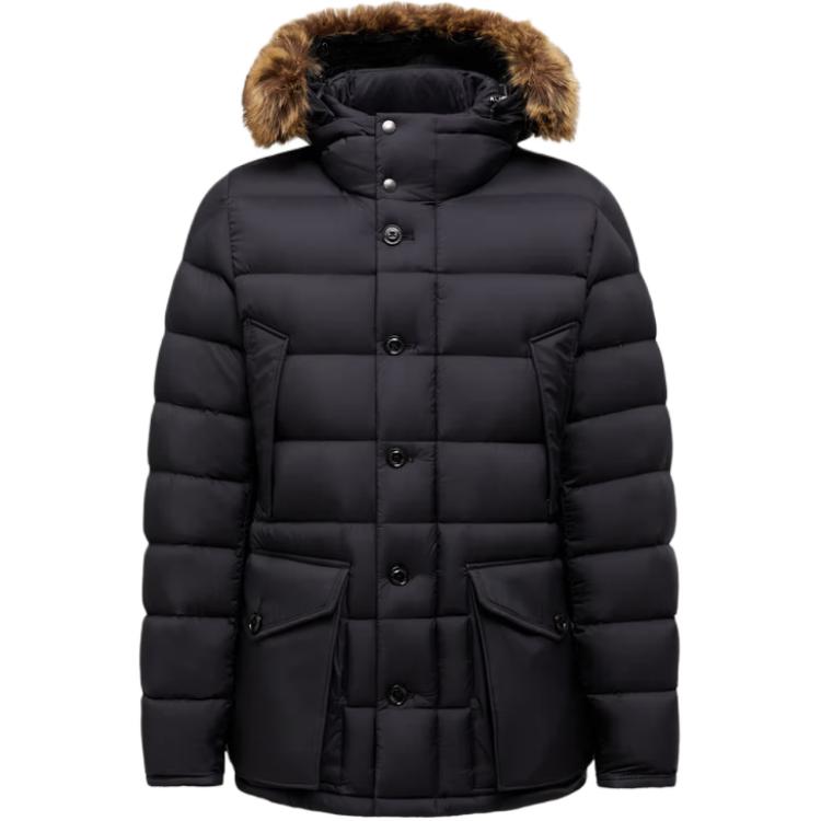 Мужская куртка Moncler Пуховик (черный)