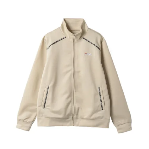 FILA Jackets Women's Ecru Stand Collar Moderate Other