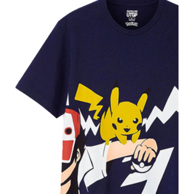 Футболка UNIQLO × Pokémon (темно-синяя) — фото 5