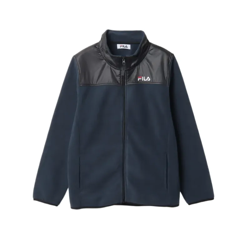 FILA Jackets Women's Marine Blue Stand Collar Moderate Soft Shell