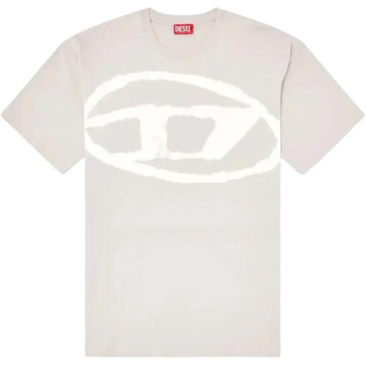 DIESEL T Boxt Bleach Oval D Logo T Shirt