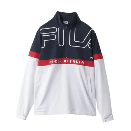 FILA Golf Collection Jackets Men's White Stand Collar Moderate Other