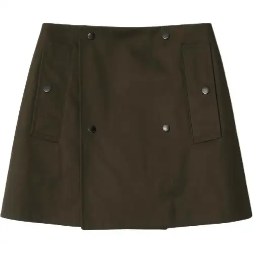Burberry SS25 Casual Short Skirts Women's Dark Green