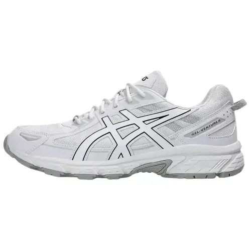 Asics Gel Venture 6 Abrasion Resistant Low top Running Shoes Unisex White