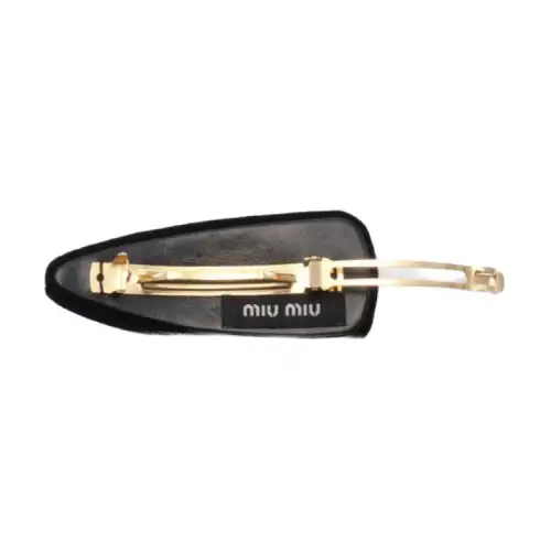 Miu Miu 2020s logo barrel hair clip