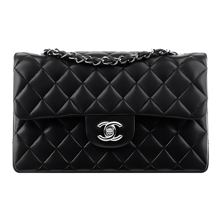 Женская сумка Chanel Classic Flap CF (черная) — фото 1
