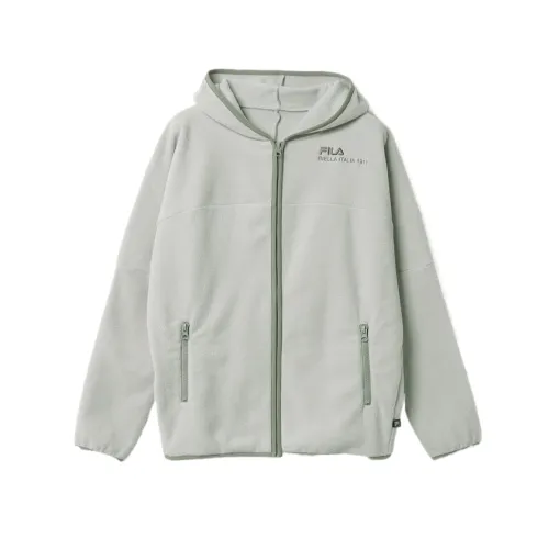FILA Jackets Unisex Gray Hooded Moderate Other