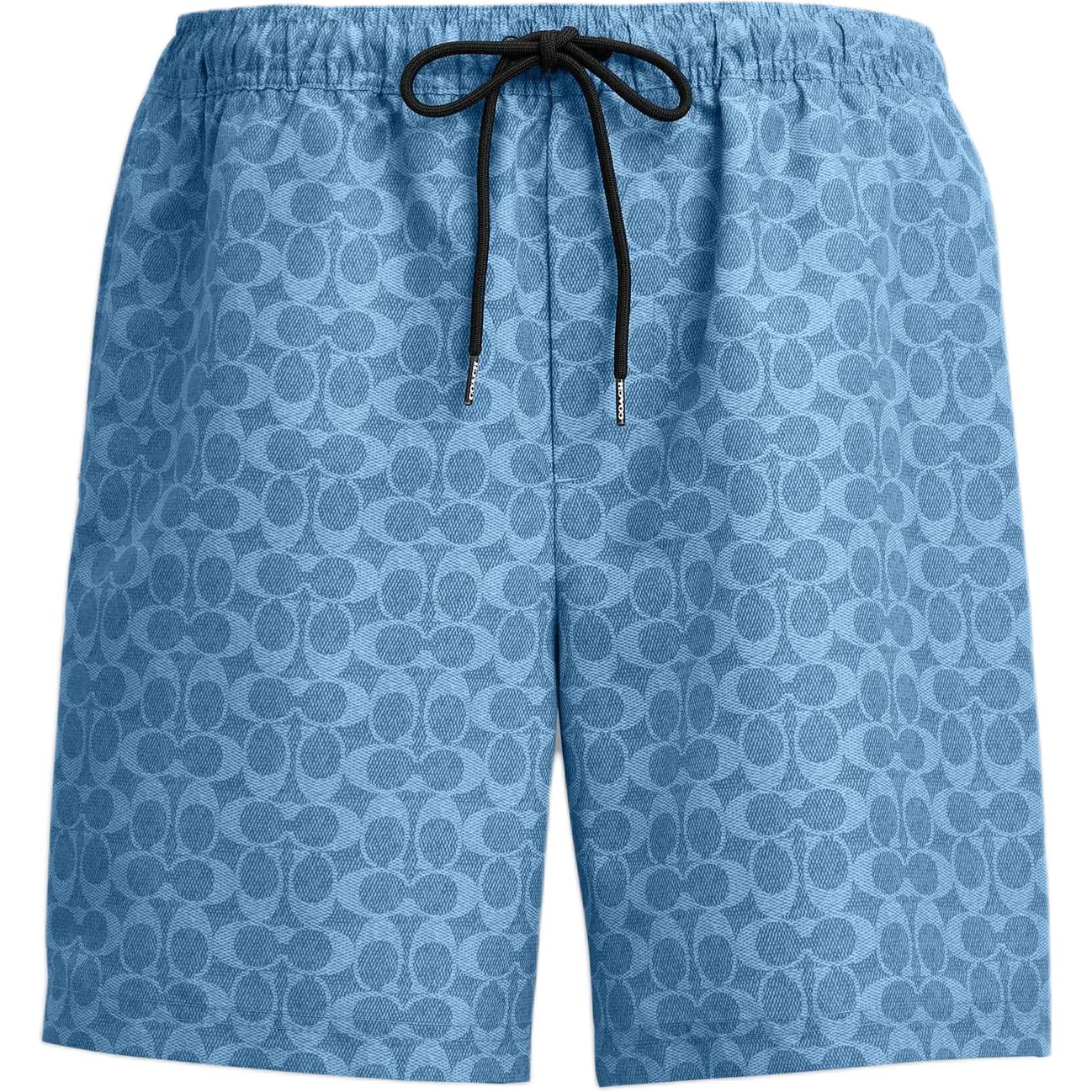 COACH Coach SS25 elasticated drawstring logo slip pocket boxer fit board shorts for men