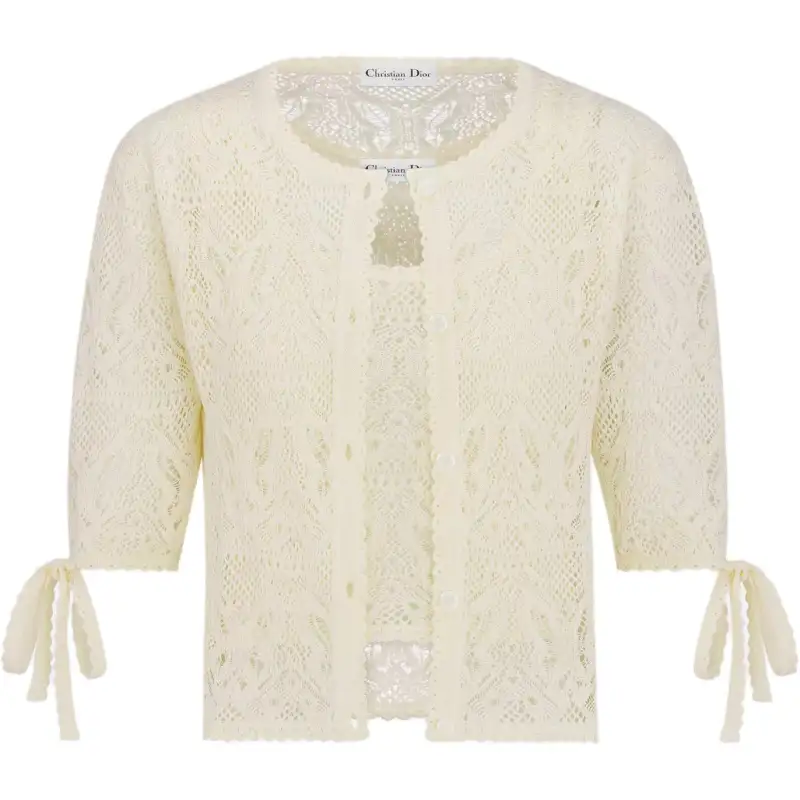DIOR Dioriviera FW25 Knitwear Women's White