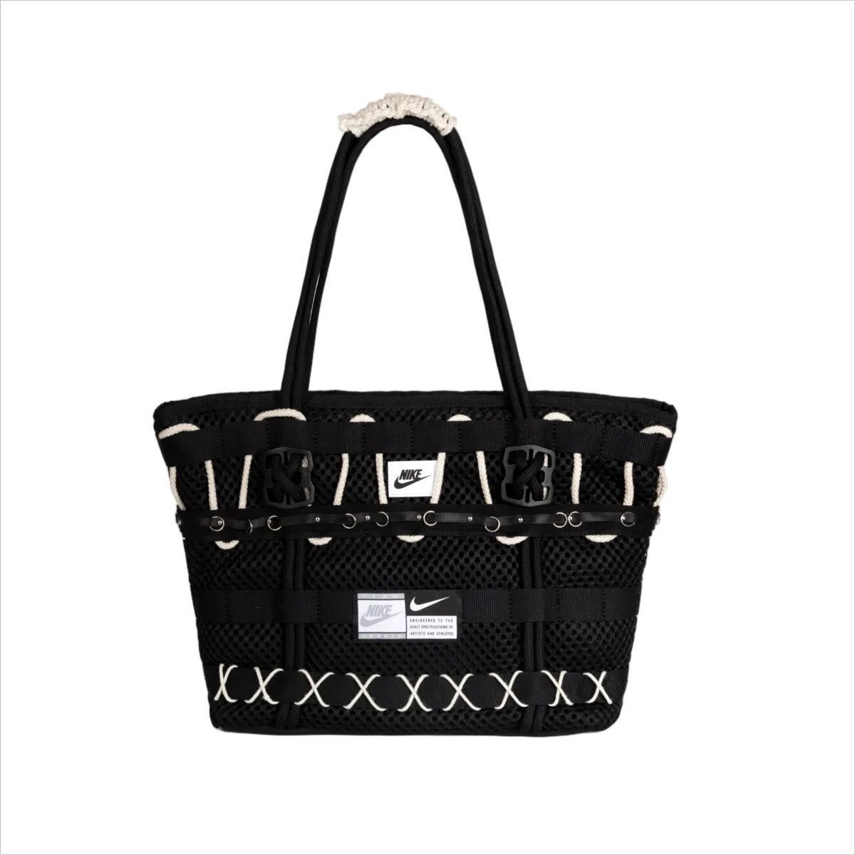 Nike Air Tote Bag Polyester Tote Bag, Shoulder Bag Regular Women's Black
