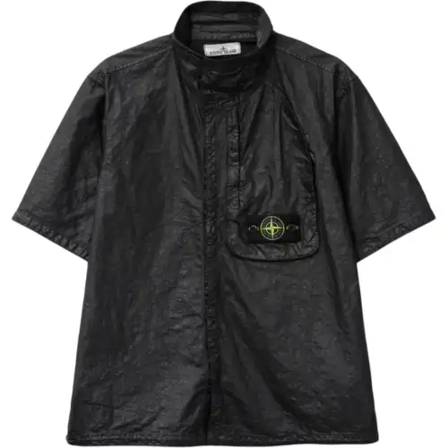 Stone Island Compass-badge shirt