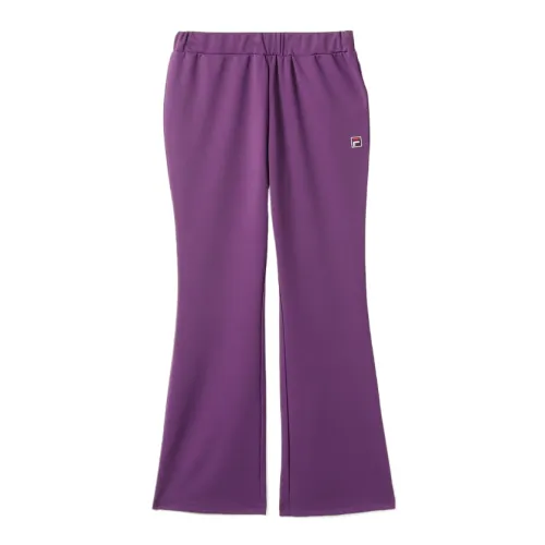 FILA Casual Pants Women's Purple Moderate Flared Pants