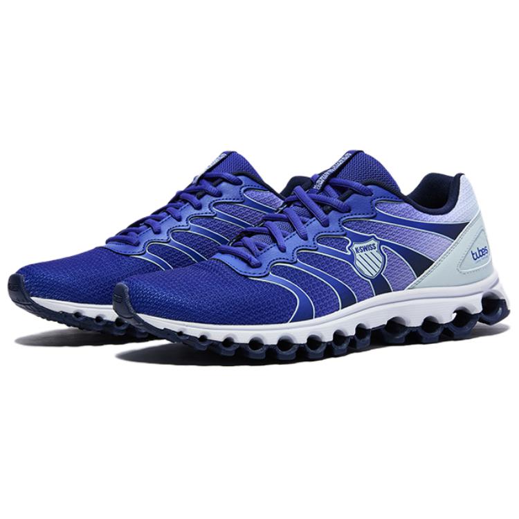 K·SWISS Textile, Synthetic Leather Low top Running Shoes Men’s Blue White