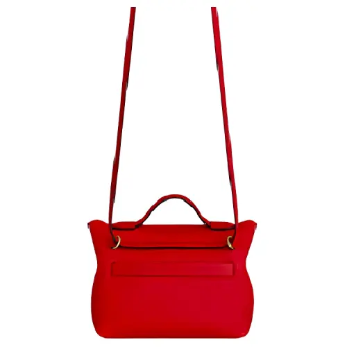 HERMES 24/24 Swift Leather Handbag Mini Women's Red