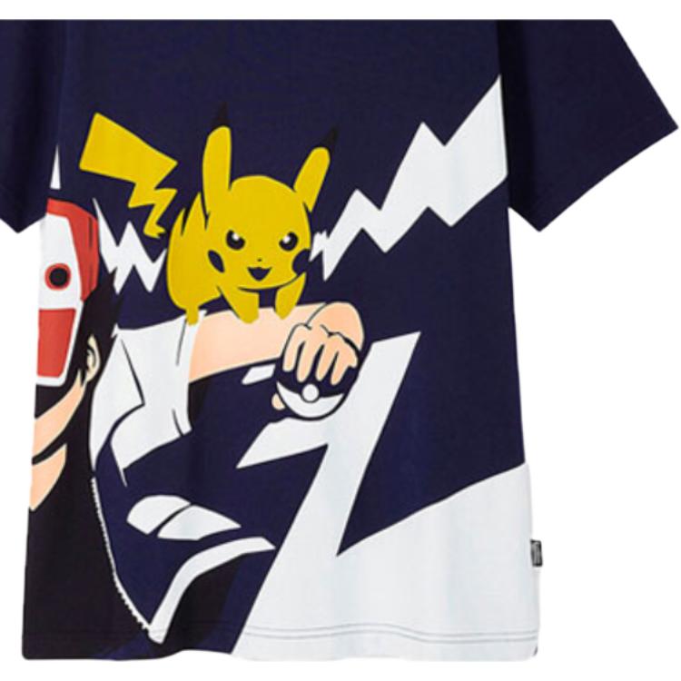 Футболка UNIQLO × Pokémon (темно-синяя) — фото 3