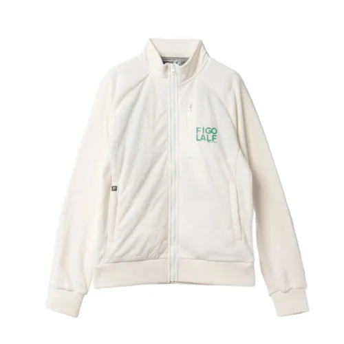 FILA Golf Collection Jackets Men's Ecru Stand Collar Moderate Other