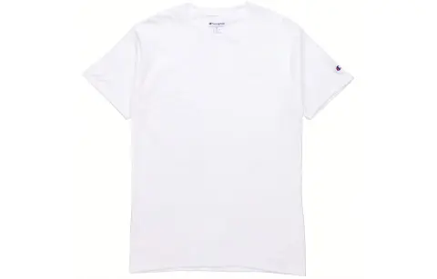 Champion T Shirt US Version Unisex White