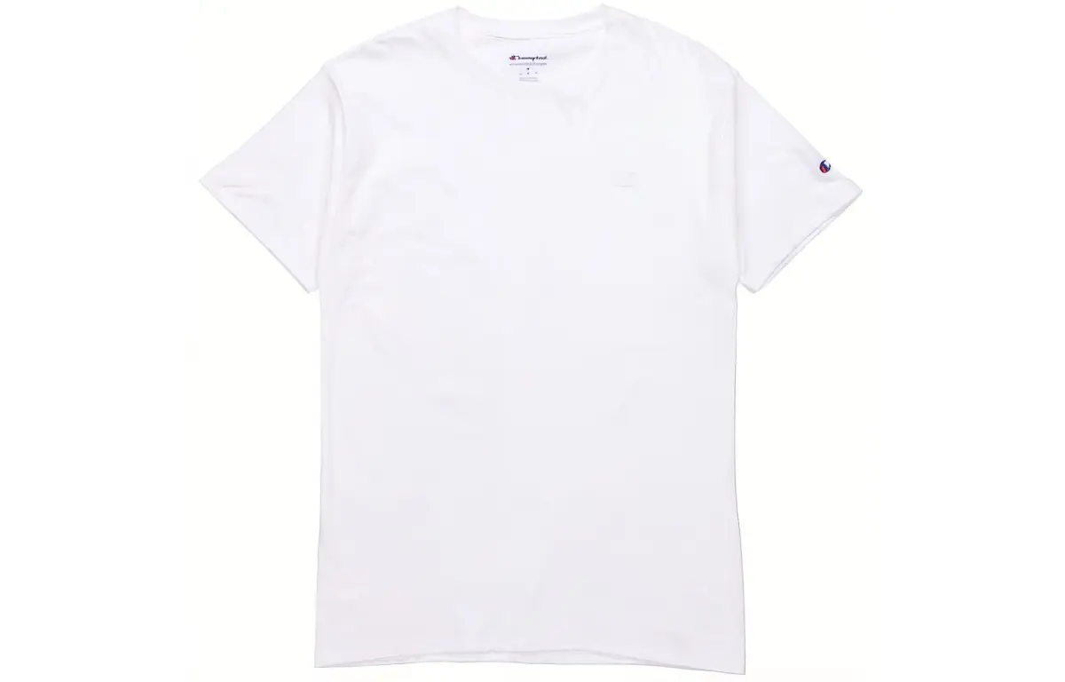 Champion T Shirt US Version Unisex White