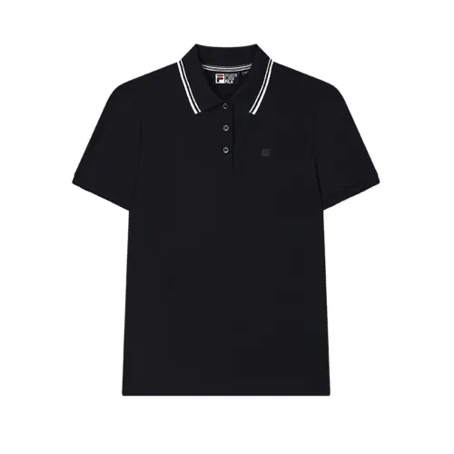 FILA WHITE Polo Shirts Women's Legend Blue NV Moderate