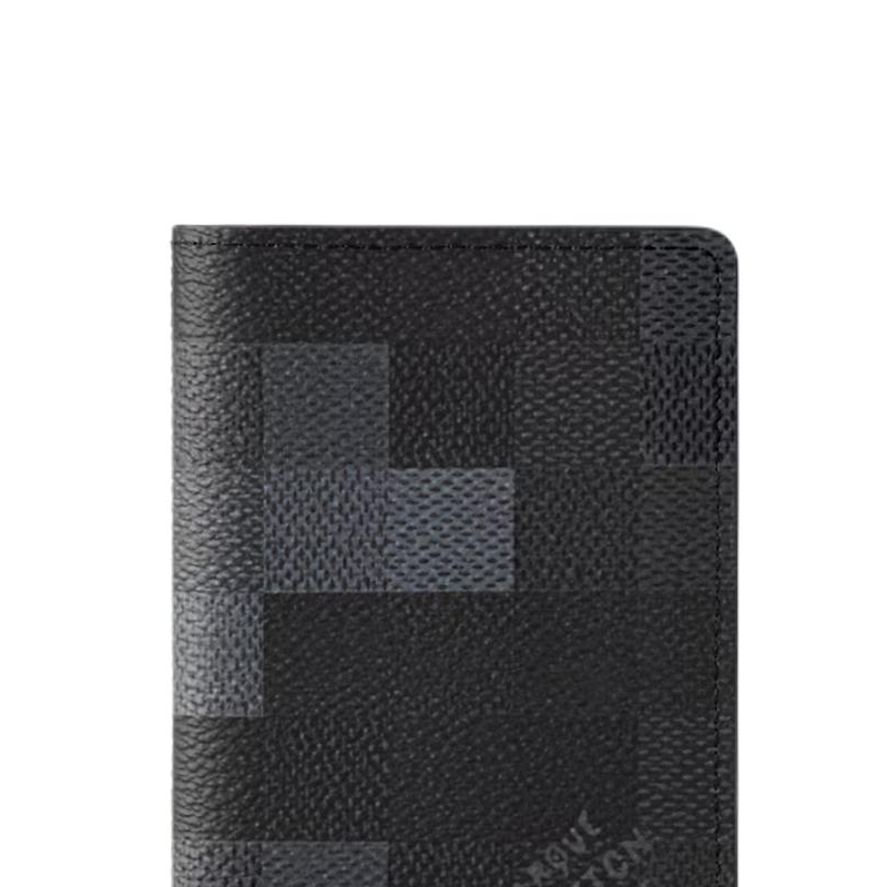 Мужской картхолдер Louis Vuitton Damoflage Black (черный) — фото 6
