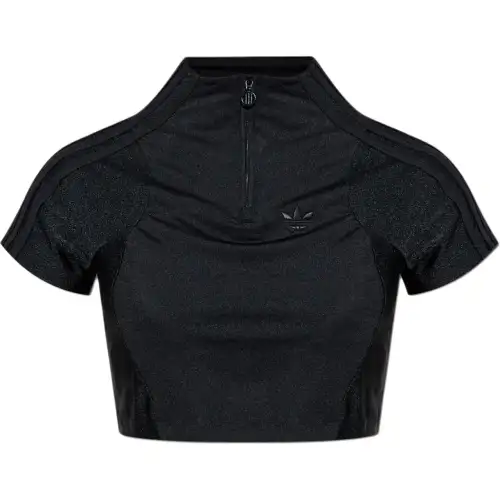 Adidas Originals Zip Up Crop Top