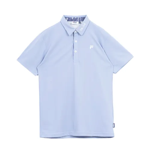 FILA Golf Collection Shirts Men's Purple Lapel Moderate