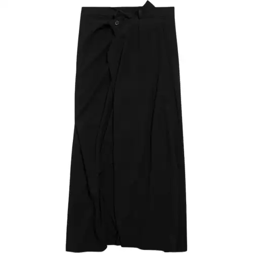 Balenciaga Draped Tailored Skirt