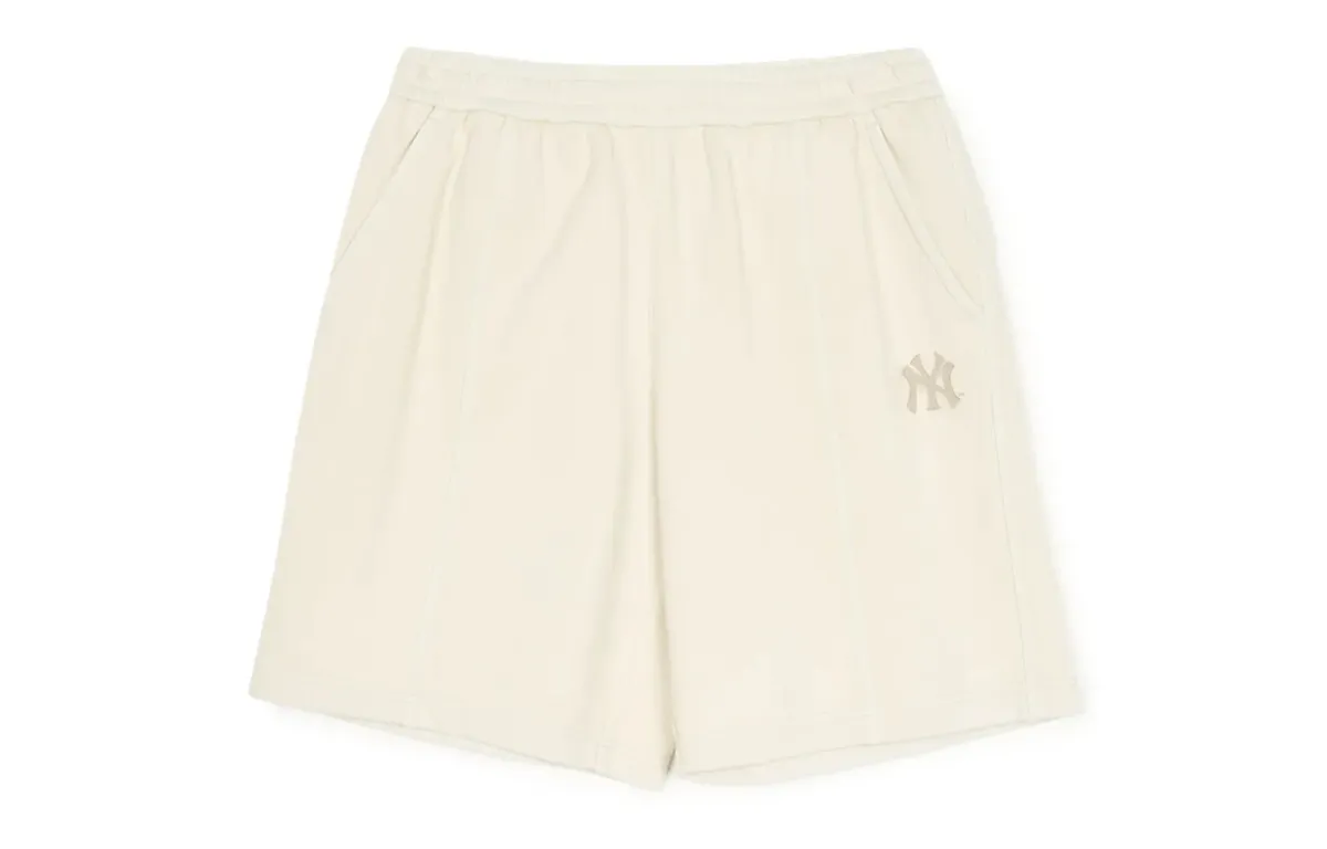 MLB New York Yankees Basic Collection SS25 Casual Shorts Women's Beige
