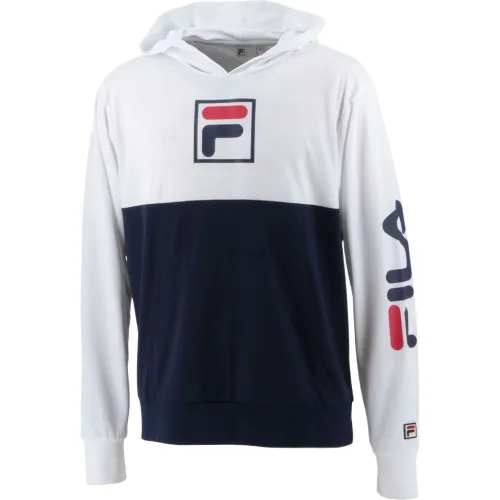 FILA Tennis Tops Men's White Hooded Moderate