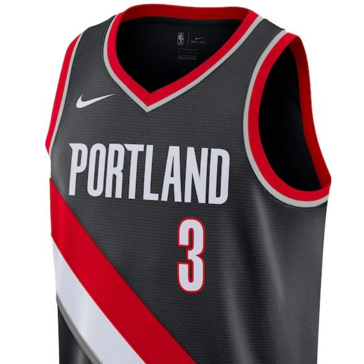 Nike Basketball Jerseys Men’s Black Moderate Straight Fit