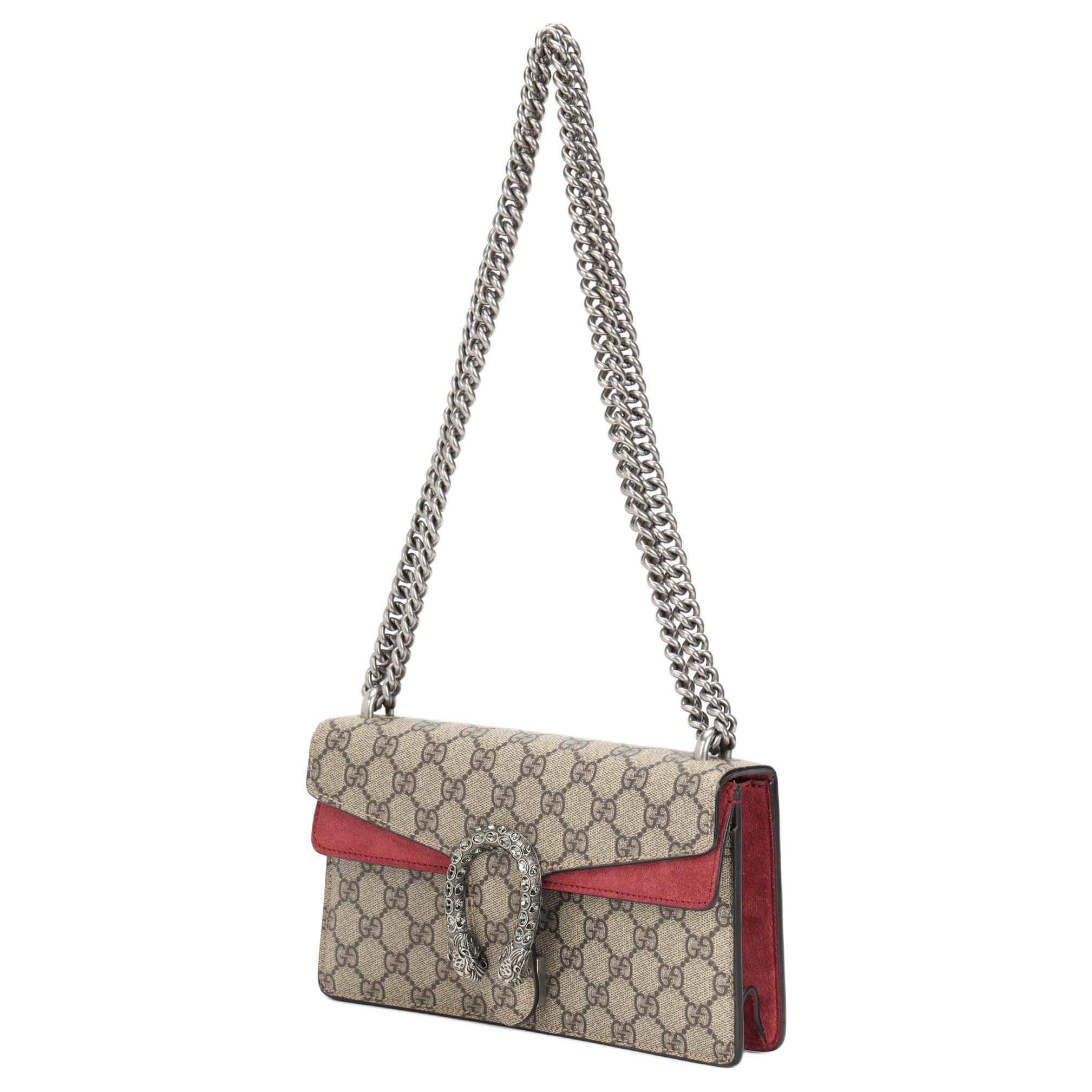 Женская сумка Gucci Dionysus (коричнево-бежевая) — фото 2