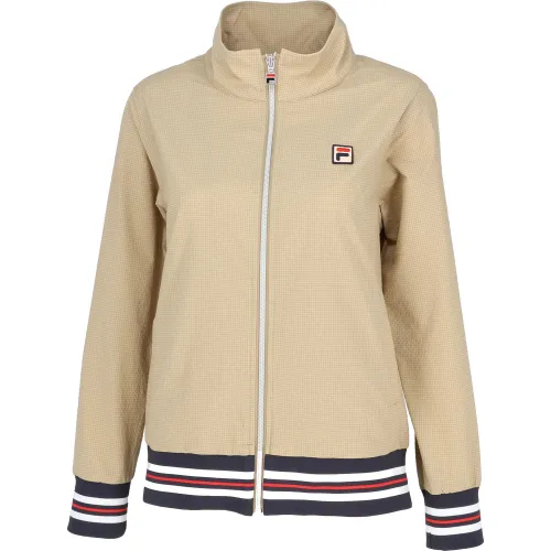 FILA Jackets Women's Beige Stand Collar Moderate Other