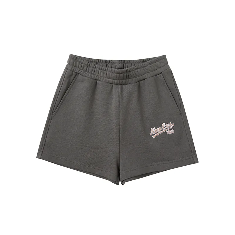 New Era Casual Shorts Women's Dark Gray Moderate