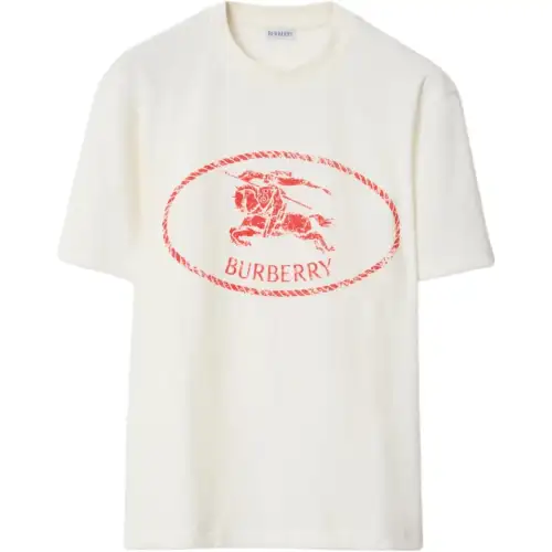 Burberry Ekd Printed Crewneck T-Shirt