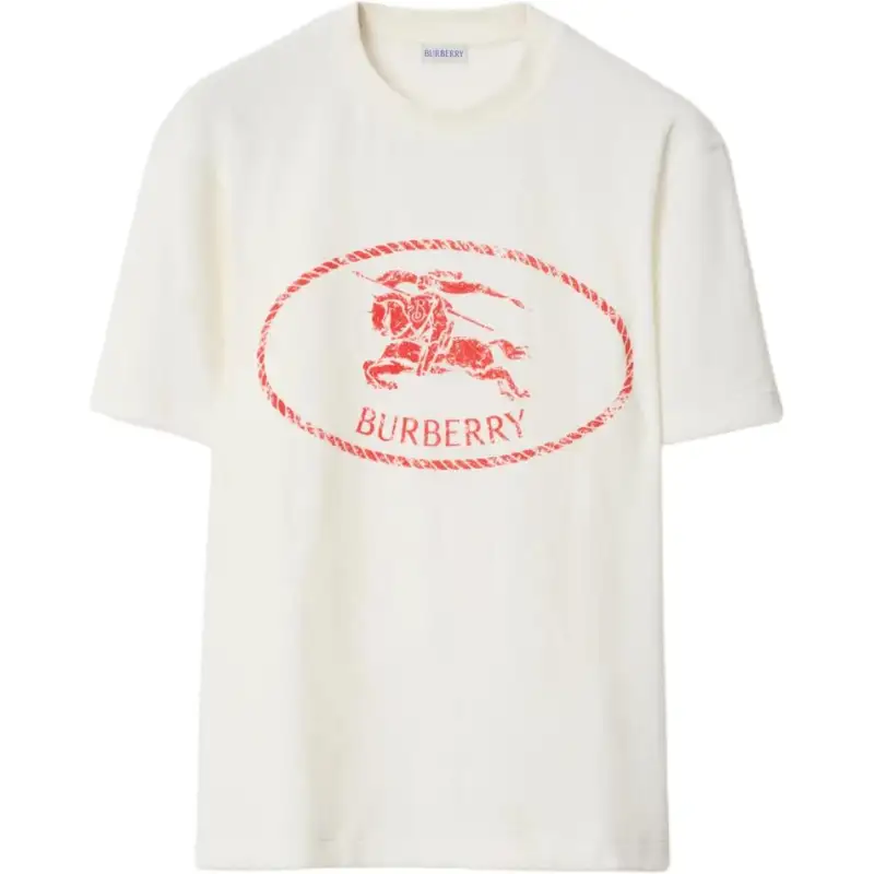 Burberry Ekd Printed Crewneck T-Shirt