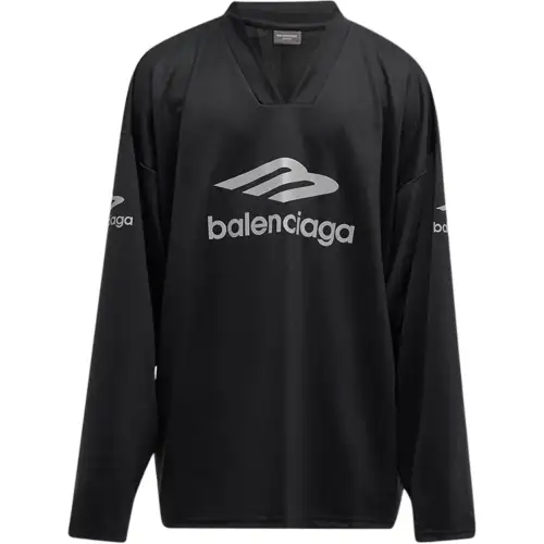 Balenciaga FW24 T Shirt Men's Loose Fit Black