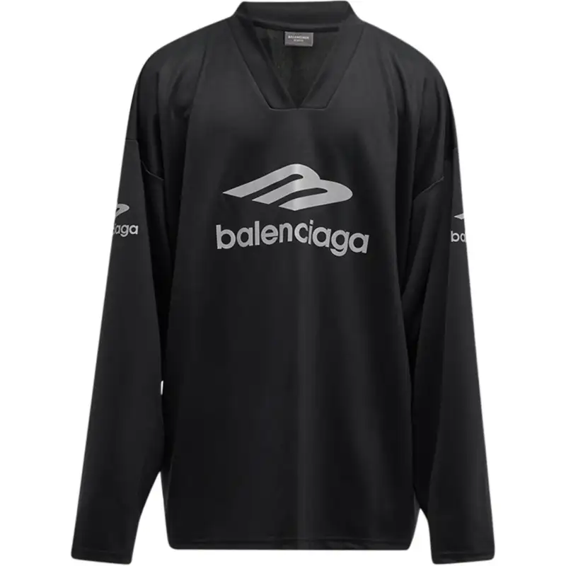 Balenciaga FW24 T Shirt Men's Loose Fit Black