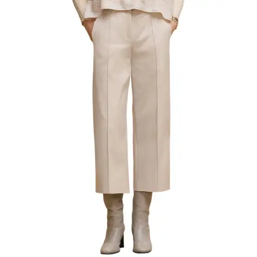 HERMES FW25 Casual Pants Women's Oat