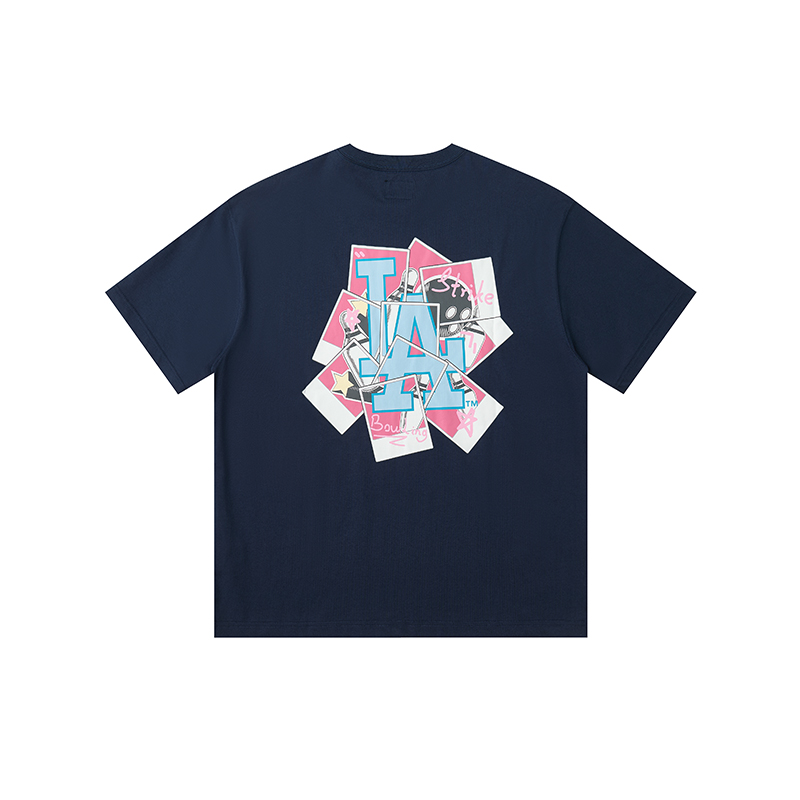 Футболка New New Era x MLB logoT (темно-синий)