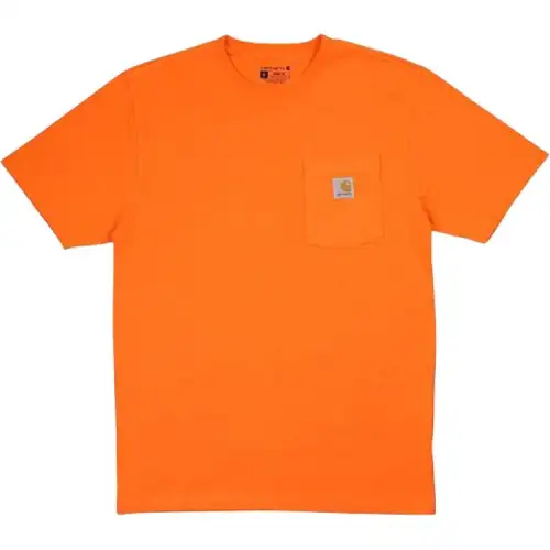 Carhartt K87 LOOSE FIT HEAVYWEIGHT SHORT SLEEVE T Shirt Men's Orange