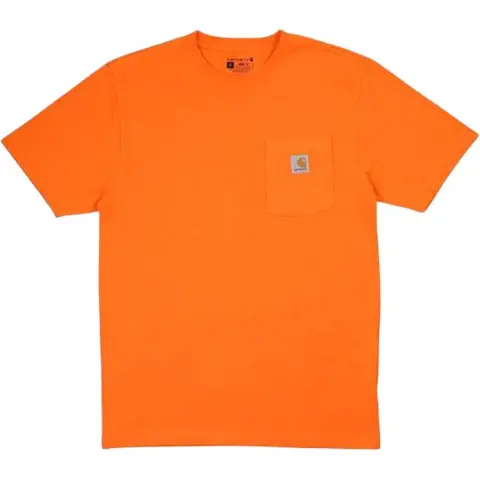 Carhartt K87 LOOSE FIT HEAVYWEIGHT SHORT SLEEVE T Shirt Men's Orange